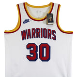 Warriors Stephen Curry Signed White Nike 2024 Classic Ed. Swingman Jersey BAS