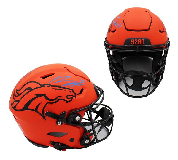 Bo Nix Signed Denver Broncos Speed Flex Authentic Rave NFL Helmet – Super Sports Center