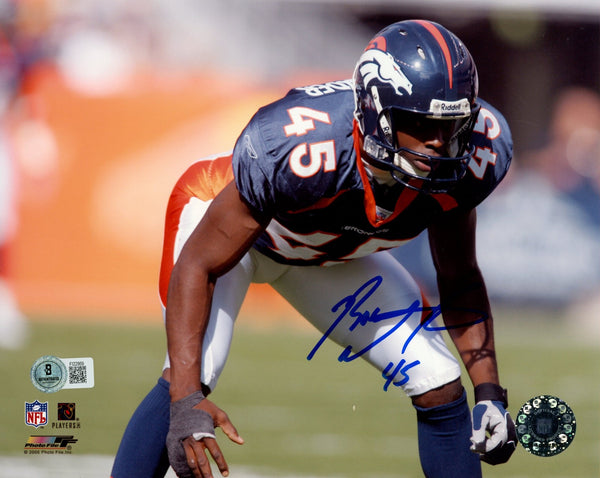 Roc Alexander Autographed/Signed Denver Broncos 8x10 Photo Beckett 57703