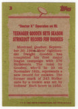 Dwight Gooden Signed Mets 1985 Topps Record Breaker Baseball Card #3 - (SS COA)