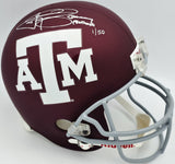 Johnny Manziel Autographed Texas A&M Full Size Helmet Johnny Football /50 Panini