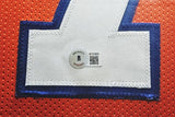 BRONCOS JOHN ELWAY AUTOGRAPHED FRAMED ORANGE JERSEY BECKETT WITNESS 221134