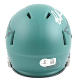 Brandon Graham Autographed Eagles Rave Speed Mini Helmet - Beckett W Hologram