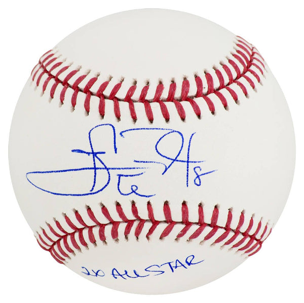 Carl Everett Signed Rawlings Official MLB Baseball w/2x All Star -(SCHWARTZ COA)