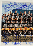Packers 1966 Team Signed 8x10 Photo w/ 31 Sigs Nitschke Wood Taylor Hornung AUTO