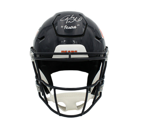 chicago bears leather football helmet Charles Tillman Chicago Bears Speed Flex Authentic NFL Helmet w/Peanut – Super Sports Center