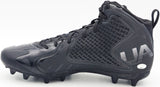 Tyler Lockett Auto Black Under Armour Team Fierce MC Cleats Seahawks Size 10