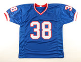 Mark Kelso Signed Buffalo Bills Jersey Inscribed "God Bless You" (JSA) Def. Back