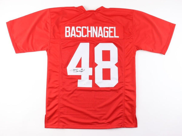 Brian Baschnagel Signed Ohio State Buckeyes Jersey (JSA COA) Chicago Bears W.R.