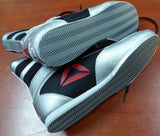 FLOYD MAYWEATHER JR. AUTOGRAPHED REEBOK SILVER BOXING SHOES BECKETT BAS 121801