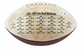 Rams Kurt Warner Signed 2000 Pro Bowl White Panel Logo Football BAS W #1W695966