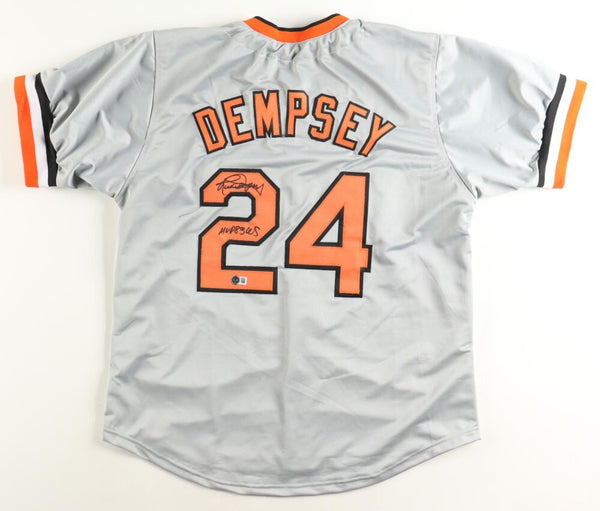 Rick Dempsey Signed Baltimore Orioles Jersey "MVP 83 WS" (Beckett) 83 Series MVP