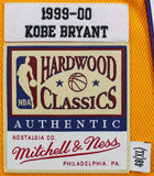 Lakers Kobe Bryant Signed Yellow M&N 1999-2000 HWC Authentic Jersey PSA #B11502