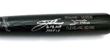 Jim Thome Game Signed Model Bat W/HOF 18 and 612 HR Script Indians White Sox BAS