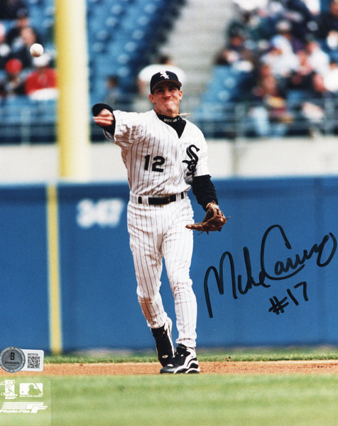 Mike Caruso Autographed Chicago White Sox 8x10 Photo Beckett Authenticated