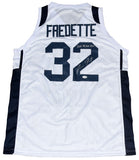 JIMMER FREDETTE AUTOGRAPHED BYU COUGARS #32 WHITE JERSEY W/ 2011 NCAA POY