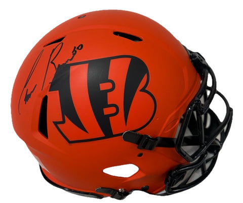 Chase Brown Cincinnati Bengals Signed Rave Speed Authentic Helmet Auto Fanatics