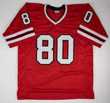 Andre Rison Signed Atlanta Falcons Jersey Inscribed Bad Moon Beckett /5xPro Bowl