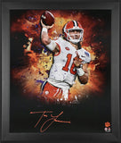 Trevor Lawrence Autographed Clemson Tigers 'In Focus' Framed Display Fanatics