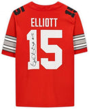 Ezekiel Elliot Ohio State Buckeyes Signed Scarlet Nike Game Jersey
