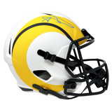 Aaron Donald Los Angeles Rams Signed Riddell Lunar Speed Replica Helmet BAS
