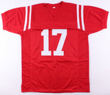 Evan Engram Signed Ole Miss Rebel Jersey (JSA COA) New York 1st Round Pick 2017