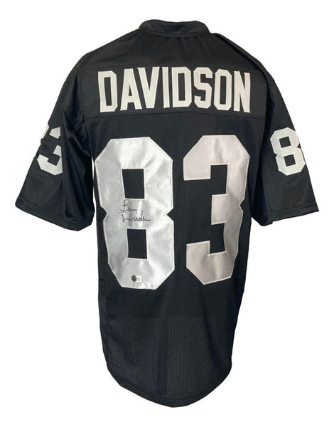 Ben Davidson Signed Oakland Raiders Jersey (Beckett) 3xPro Bowl Defensive End