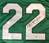 Duce Staley Philadelphia Signed Kelly Green Football Jersey TriStar
