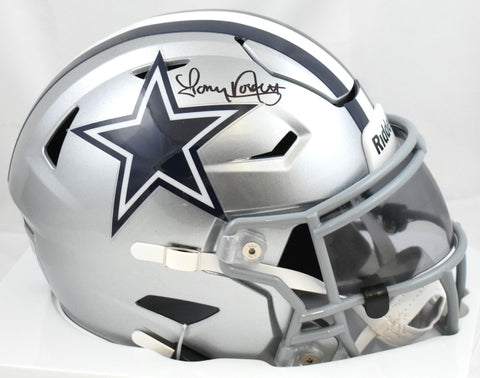 Tony Dorsett Autographed Dallas Cowboys Mid-Size SpeedFlex Helmet Beckett W Holo