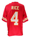 Rashee Rice Autographed Full Autograph Chiefs Jersey Beckett Witness 186695