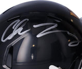 Autographed Chase Young Commanders Mini Helmet