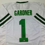 Autographed/Signed Ahmad Sauce Gardner New York White Retro Jersey Beckett COA