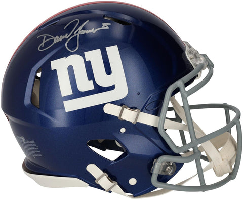 Daniel Jones New York Giants Signed Riddell Speed Authentic Helmet