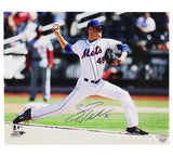 Zach Wheeler Signed New York Mets Unframed 16x20 Pitching MLB Photo