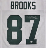 Green Bay Packers Robert Brooks Autographed Signed White Jersey JSA #WA944231