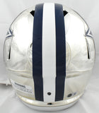 Roger Staubach Autographed Dallas Cowboys F/S Chrome Speed Helmet - Beckett W