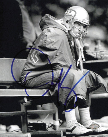 Dave Krieg Autographed Signed 8x10 Photo Seattle Seahawks MCS Holo #63476