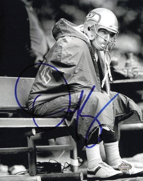 Dave Krieg Autographed Signed 8x10 Photo Seattle Seahawks MCS Holo #63476