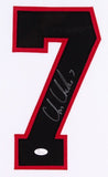 Chris Chelios Signed Chicago Blackhawks 35x43 Custom Framed Jersey (JSA COA)