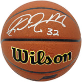 JOHN STOCKTON & KARL MALONE AUTOGRAPHED JAZZ LOGO BASKETBALL BECKETT 235782