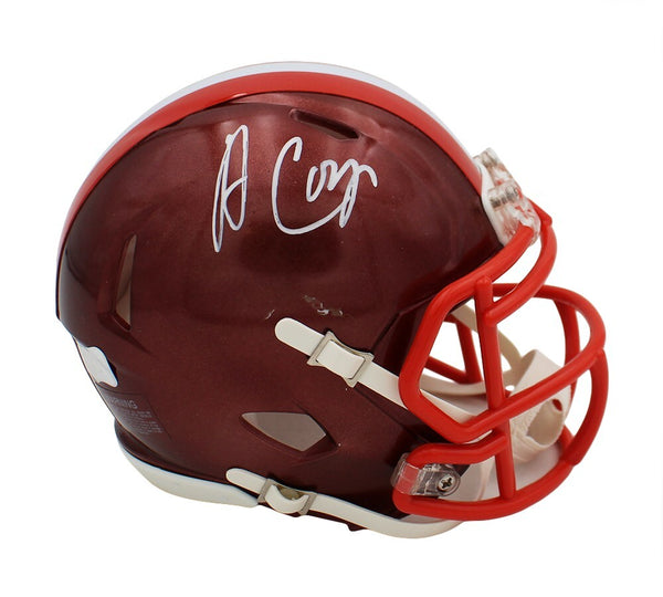 Amari Cooper Signed Cleveland Browns Speed Flash NFL Mini Helmet
