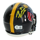 Sam LaPorta Autographed Iowa Hawkeyes Stars & Striples Mini Helmet Beckett