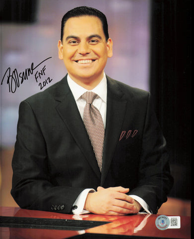 Bernardo Osuna Autographed 8x10 Photo ESPN Host "FNF 2012" Beckett QR #BH29164