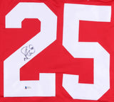 Mike Green Signed Red Wings Home Jersey (Beckett COA) 4xAll Star Defenseman