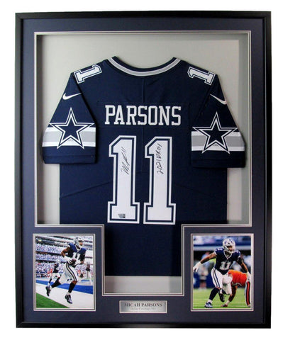 Micah Parsons Cowboys Autographed/Inscribed Framed Jersey Fanatics 186111