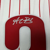 Autographed/Signed Alec Bohm Phillies Authentic Jersey Fanatics & MLB COA
