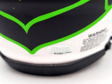 WALTER JONES AUTOGRAPHED SEAHAWKS LUNAR ECLIPSE MINI HELMET MCS HOLO 203086