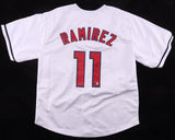 Jose Ramirez Signed Cleveland Guardians White Jersey (Beckett) 2xAll Star/ 3rd B