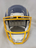 OMARION HAMPTON SIGNED LOS ANGELES CHARGERS THROWBACK SPEED REP HELMET BECKETT