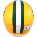Matthew Golden Autographed Green Bay Packers Spd Mini Helmet Beckett 51653